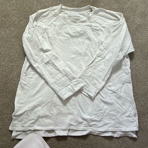 LAKE pajamas sweatshirt tunic in white